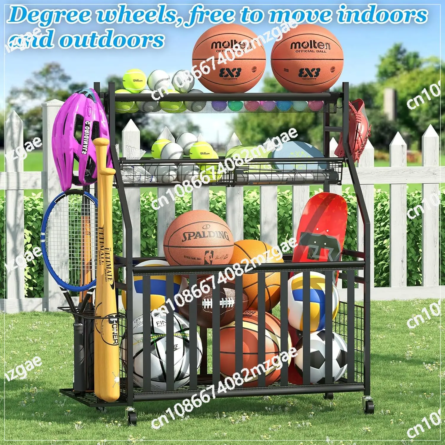 Sports Equipment Storage Bag I - Sports Equipment Bag With Wheels 评论和价格