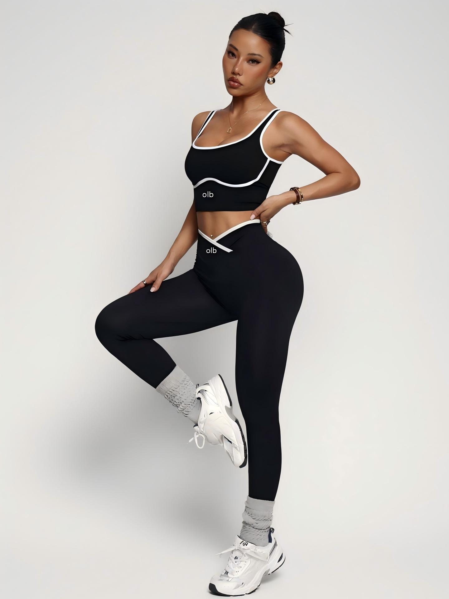 2-piece new sports bra vest pa - Sports Equipment Set 评论和价格