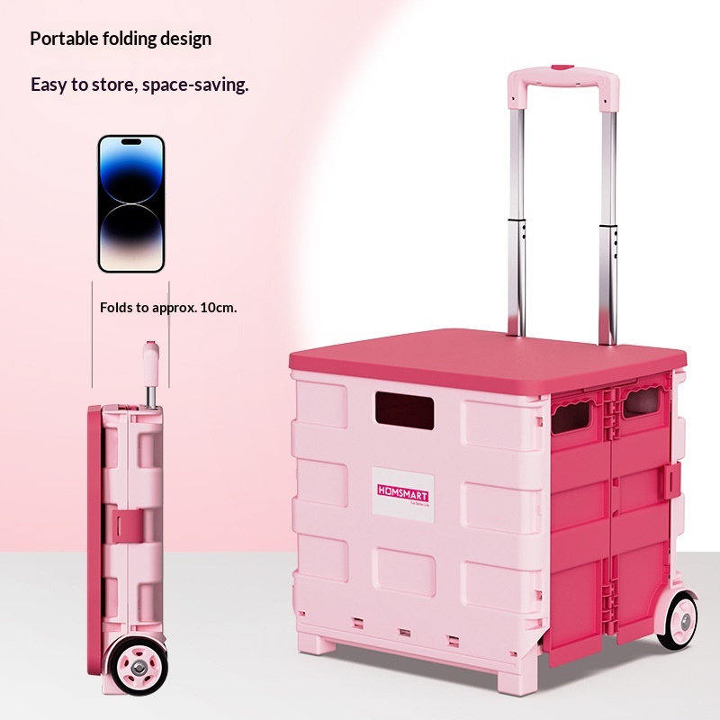 Portable Foldable Shopping Tro - Sports Equipment Trolley 评论和价格