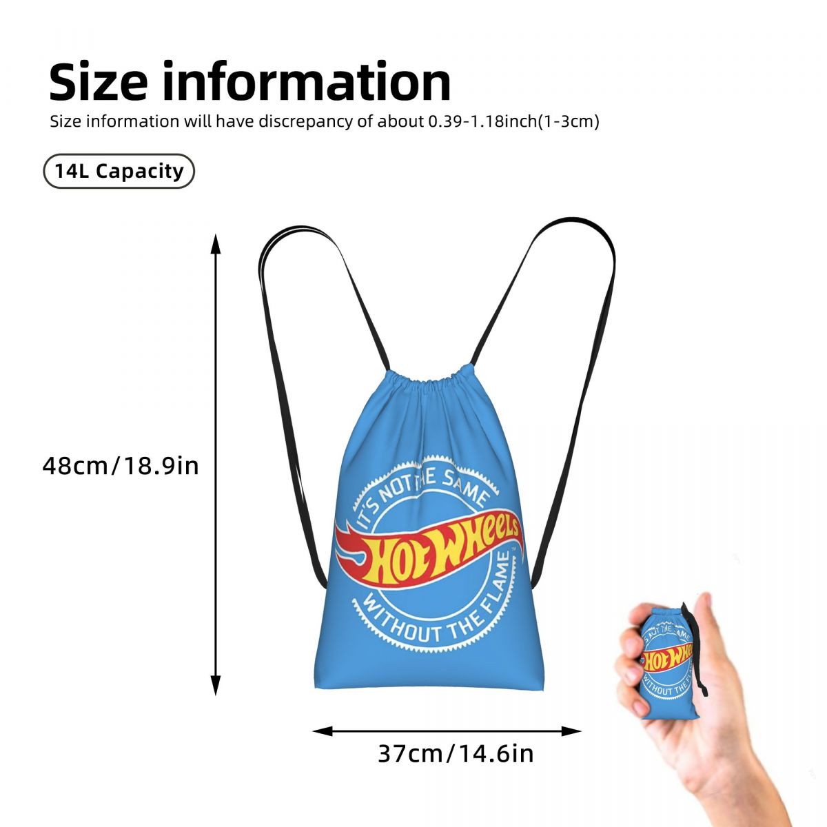 Hot Wheels Race Drawstring Bac - Sports Equipment Bag With Wheels 评论和价格
