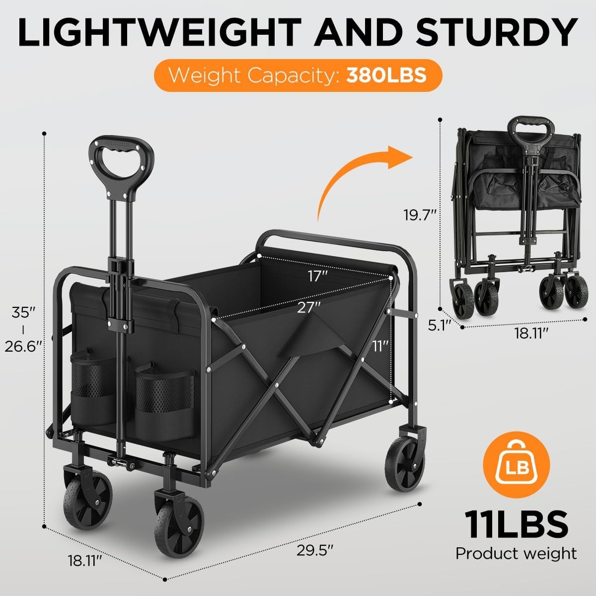 380LBS All Terrain Heavy Duty  - Sports Equipment Trolley 评论和价格