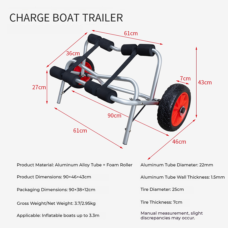 Portable Folding Kayak Trolley - Sports Equipment Trolley 评论和价格