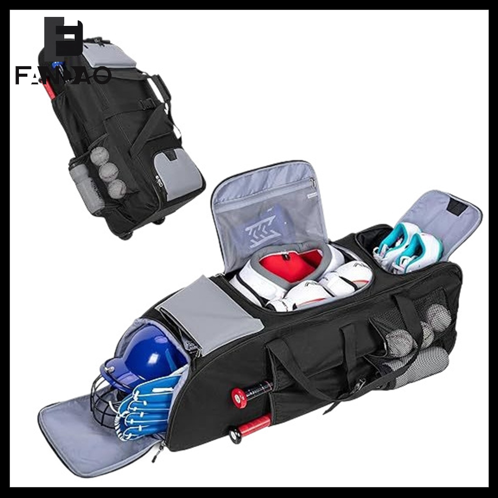 Tactical Baseball Bag Large Ca - Sports Equipment Bag With Wheels 评论和价格