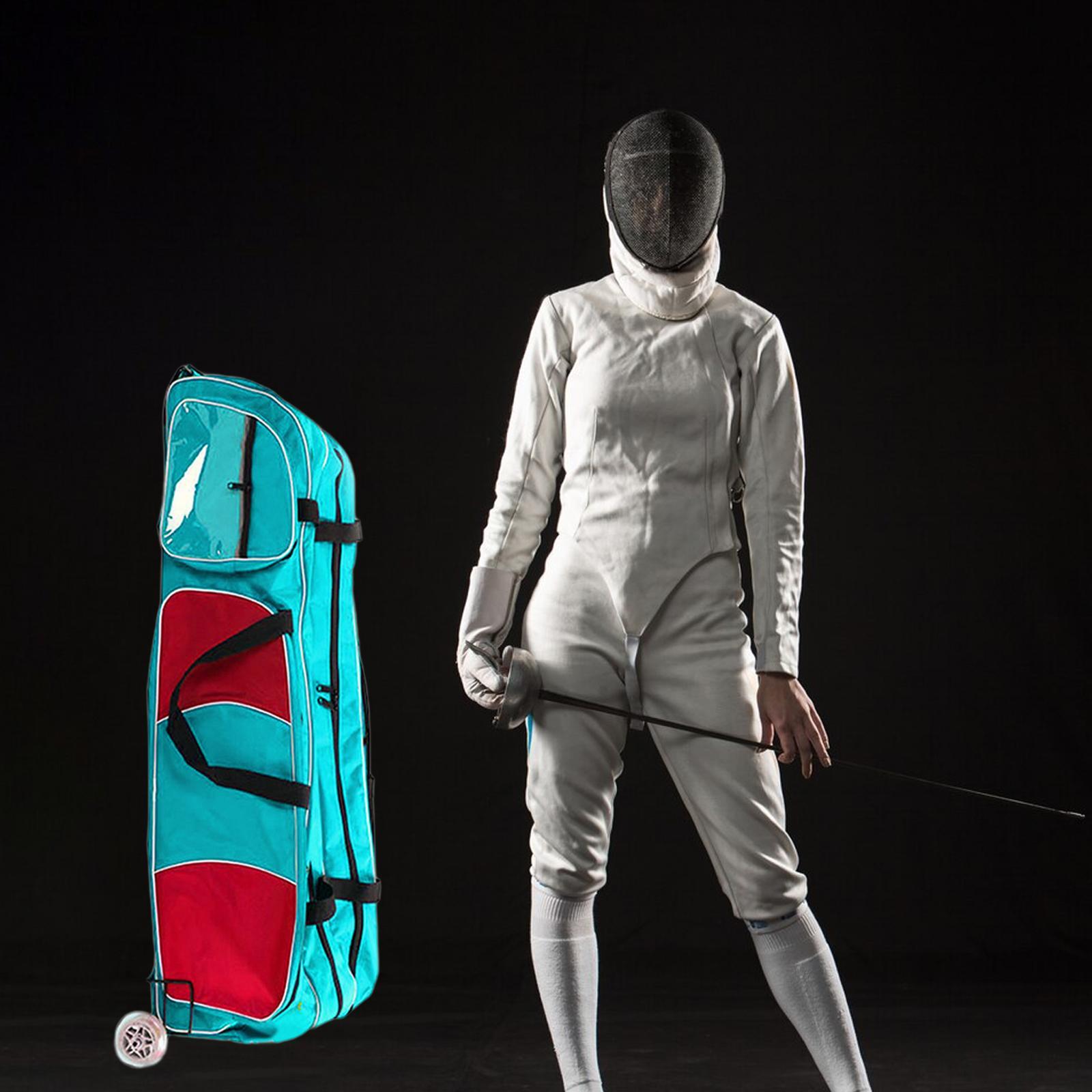 Fencing Bag with Wheels Lightw - Sports Equipment Bag With Wheels 评论和价格